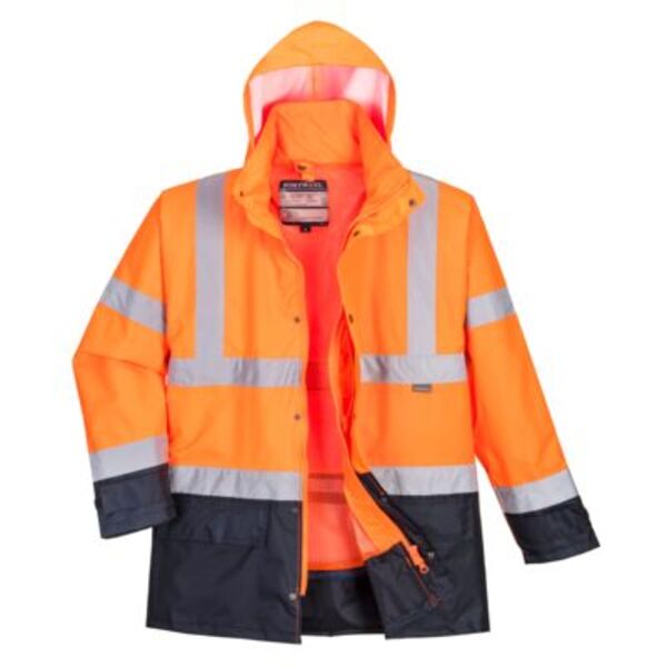Hi-Vis 5-in-1 Contrast Executive Jacket  Thumbnail