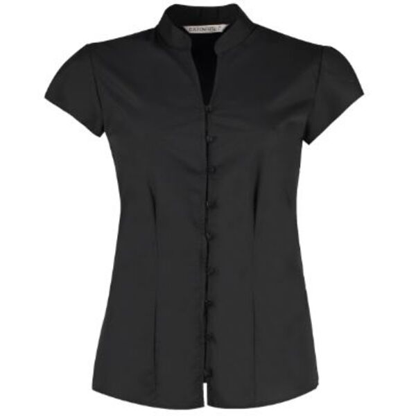 Mandarin stand up Collar Blouse Thumbnail